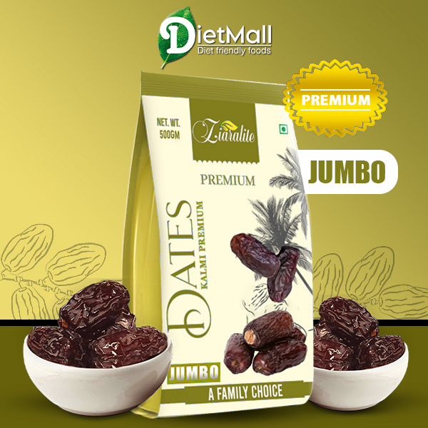 500gm KALMI Dates (Safawi) JUMBO | Premium Khajur | No Preservatives or Added Sugar