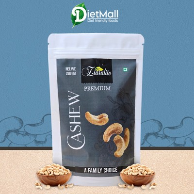 200g, Cashew (Grade) W-320  || 100% natural, Premium Kaju. Delicious & crunchy